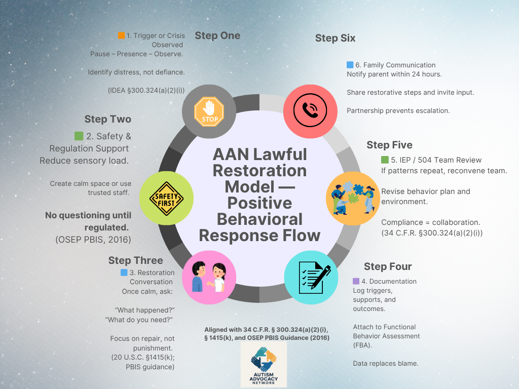 AAN Lawful Restoration Model diagram